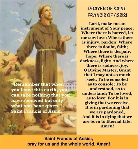 prayer of st francis of assisi